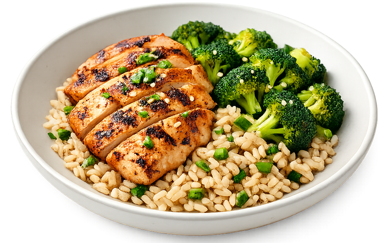 Chicken rice power bowl